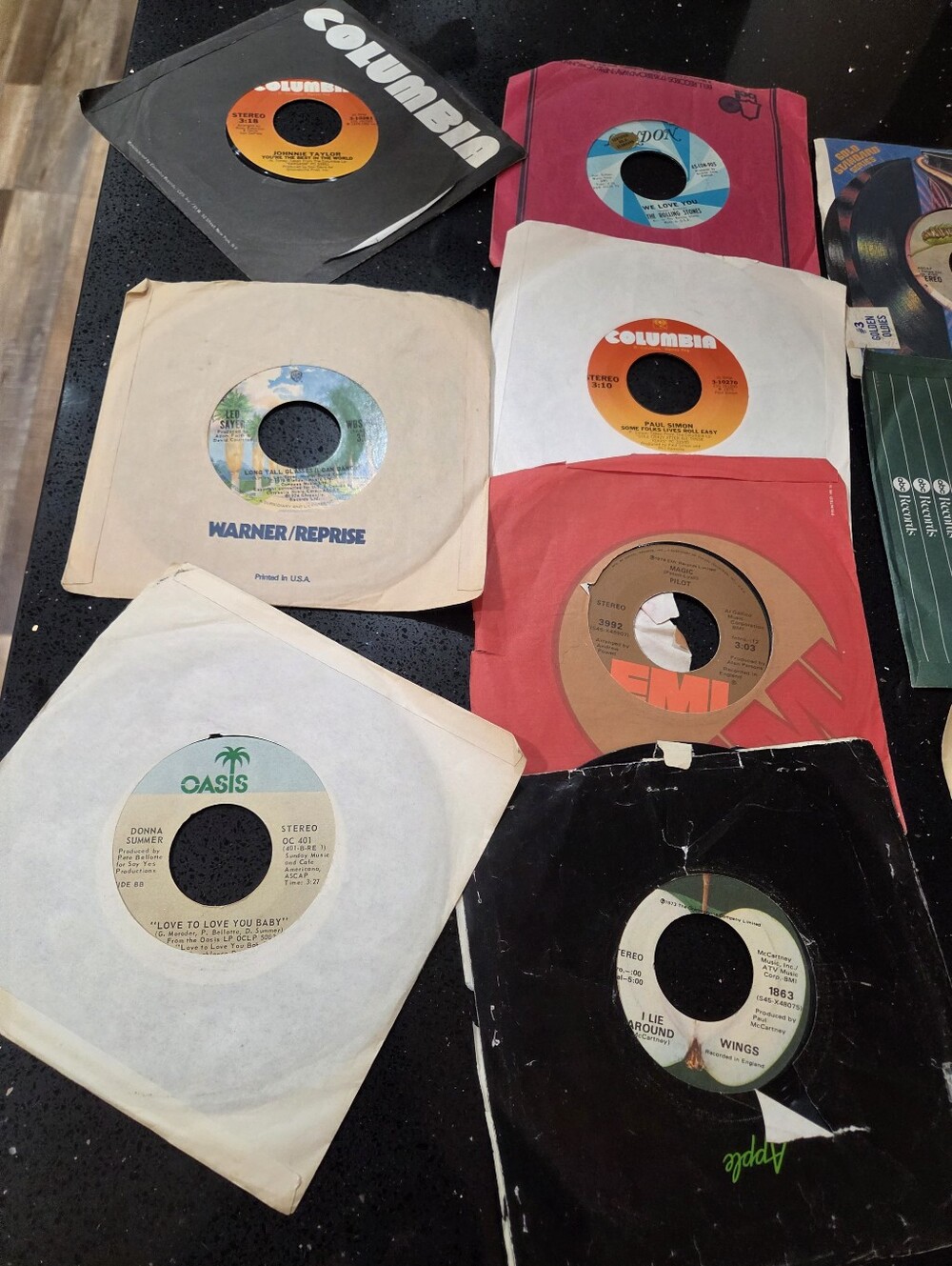 Vintage 45 RPM Record Singles Collection - Multi Color Labels - Picture 2 of 7